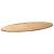 Blat de masă 120x60x2 cm lemn masiv de stejar oval GartenMobel Dekor
