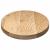 Blat de masă 100x50x4 cm lemn masiv de stejar oval GartenMobel Dekor