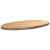 Blat de masă 120x60x4 cm lemn masiv de stejar oval GartenMobel Dekor