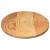 Blat de masă maro deschis 100x50x2 cm lemn masiv de stejar oval GartenMobel Dekor
