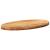 Blat de masă maro deschis 80x40x4 cm lemn masiv de stejar oval GartenMobel Dekor