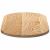 Blat de masă 80x40x2 cm lemn masiv de stejar oval GartenMobel Dekor