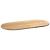 Blat de masă 100x50x2 cm lemn masiv de stejar oval GartenMobel Dekor