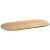 Blat de masă 120x60x2 cm lemn masiv de stejar oval GartenMobel Dekor