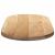 Blat de masă 120x60x4 cm lemn masiv de stejar oval GartenMobel Dekor