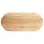 Blat de masă 140x60x4 cm lemn masiv de stejar oval GartenMobel Dekor