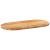 Blat de masă maro deschis 80x40x2 cm lemn masiv de stejar oval GartenMobel Dekor
