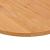 Blat de masă maro deschis 100x50x2 cm lemn masiv de stejar oval GartenMobel Dekor
