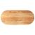 Blat de masă maro deschis 140x60x2 cm lemn masiv de stejar oval GartenMobel Dekor
