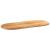 Blat de masă maro deschis 140x60x2 cm lemn masiv de stejar oval GartenMobel Dekor
