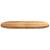 Blat de masă maro deschis 100x50x4 cm lemn masiv de stejar oval GartenMobel Dekor