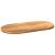 Blat de masă maro deschis 120x60x4 cm lemn masiv de stejar oval GartenMobel Dekor