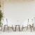 Set scaune de grădină 3 buc Poly Rattan alb și negru GartenMobel Dekor