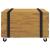 Masă de cafea Maro 60 x 60 x 38 cm Lemn solid de tec GartenMobel Dekor