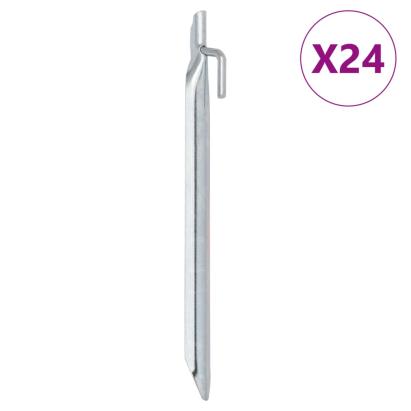 Țăruși de cort 24 buc., formă V, 24 cm, Ø20 mm, oțel galvanizat GartenMobel Dekor