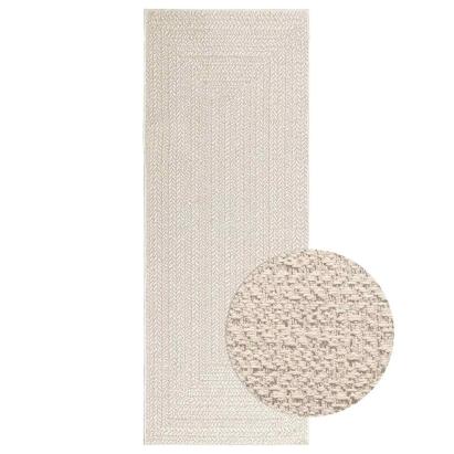 Covor „ZIZUR” crem aspect iută pentru interior și exterior GartenMobel Dekor