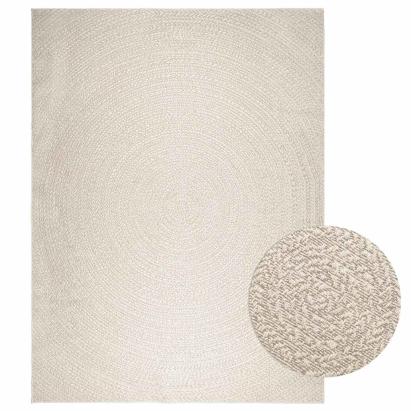 Covor „ZIZUR” crem aspect iută pentru interior și exterior GartenMobel Dekor