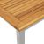 Masă de exterior Natural și Gri 45 x 45 x 38 cm GartenMobel Dekor