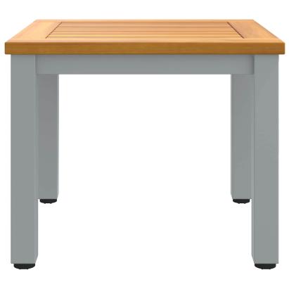 Masă de exterior Natural și Gri 45 x 45 x 38 cm GartenMobel Dekor