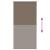 Jaluzea cu role opace cafea 65x175 cm lățime material 60,7 cm GartenMobel Dekor