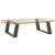 Picioare pentru măsuță de cafea în formă de U, 2 buc., oțel natural, 70x(30-31) cm GartenMobel Dekor