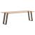 Picioare de masă consolă în formă de U, 2 buc., oțel natural, 28x(72-73) cm GartenMobel Dekor