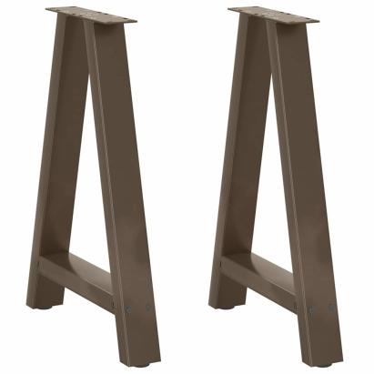 Picioare de masă în formă de A, 2 buc., 50x(72-73) cm, oțel GartenMobel Dekor