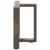 Picioare pentru măsuță de cafea în formă de T, 2 buc., negru, 50x25x(42-43) cm, oțel GartenMobel Dekor