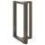 Picioare de masă de bar în formă de T, 2 buc., negru, 60x35x(90-91) cm, oțel GartenMobel Dekor