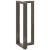 Picioare de masă de bar în formă de T, 2 buc., negru, 50x35x(100-101) cm, oțel GartenMobel Dekor