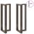 Picioare de masă de bar în formă de T, 2 buc., negru, 40x35x(110-111) cm, oțel GartenMobel Dekor