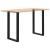 Picioare de masă de bar în formă de U, 2 buc., negru, 60 x (100-101) cm, oțel GartenMobel Dekor