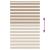 Jaluzea tip zebra 140x230 cm lățime țesătură 135,9 cm poliester GartenMobel Dekor