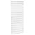 Jaluzea tip zebra alb lățime țesătură 110,9 cm poliester GartenMobel Dekor