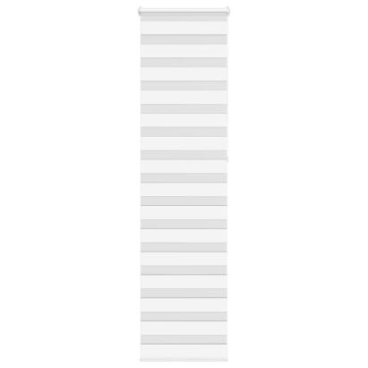 Jaluzea tip zebra alb lățime țesătură 55,9 cm poliester GartenMobel Dekor