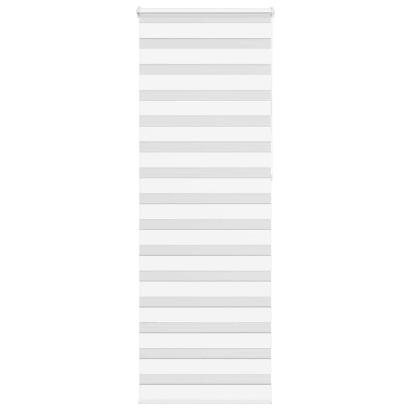 Jaluzea tip zebra alb lățime țesătură 65,9 cm poliester GartenMobel Dekor