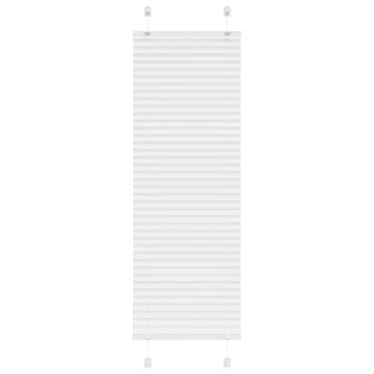 Jaluzea plisată alb 50x150 cm Lățime țesătură 49,4cm poliester GartenMobel Dekor