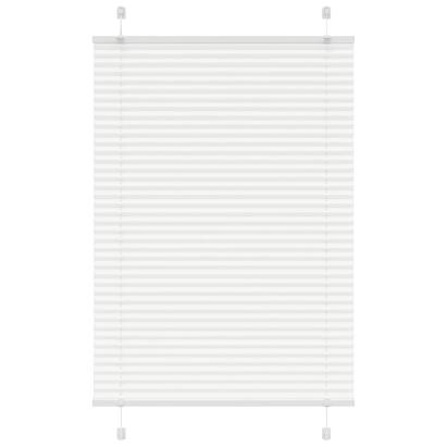Jaluzea plisată alb 95x150 cm Lățime țesătură 94,4cm poliester GartenMobel Dekor