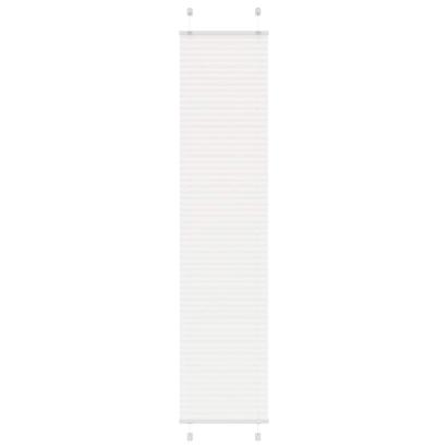Jaluză plisată alb 40x200 cm Lățime țesătură 39,4cm poliester GartenMobel Dekor