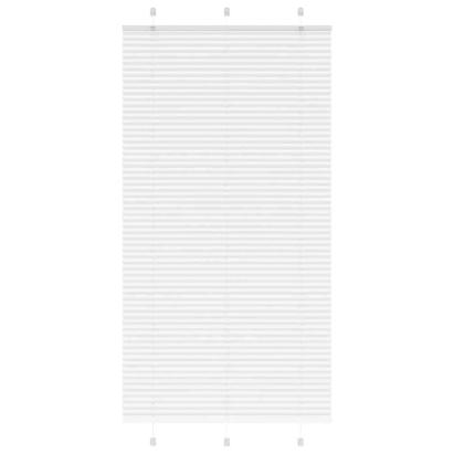 Jaluzea plisată alb 110x200 cm Lățime țesătură 109,4 cm GartenMobel Dekor
