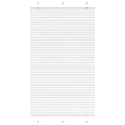 Jaluzea plisată alb 115x200 cm Lățime țesătură 114,4 cm GartenMobel Dekor