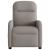 Fotoliu rabatabil, gri taupe, material textil GartenMobel Dekor