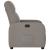 Fotoliu rabatabil, gri taupe, material textil GartenMobel Dekor