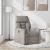 Fotoliu rabatabil, gri taupe, material textil GartenMobel Dekor