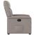 Fotoliu rabatabil, gri taupe, material textil GartenMobel Dekor