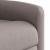Fotoliu rabatabil, gri taupe, material textil GartenMobel Dekor