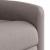 Fotoliu de masaj rabatabil, gri taupe, material textil GartenMobel Dekor