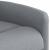 Fotoliu rabatabil, gri deschis, material textil GartenMobel Dekor