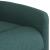Fotoliu de masaj rabatabil, verde închis, material textil GartenMobel Dekor