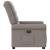 Fotoliu rabatabil, gri taupe, material textil GartenMobel Dekor